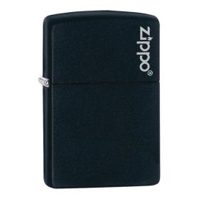Zippo Windproof Lighter Black Matte w/Zippo Logo