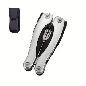 "Military Style Multi-Tool Pliers - Complete with Nylon Sheath & Emergency Features" (Color: Silvery camping outdoor special)